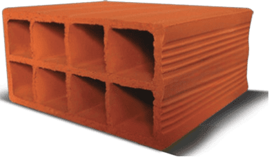 Ladrillo techo hueco 15 acanalado